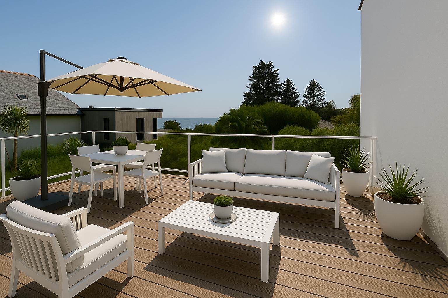 maison contemporaine vue mer relecq kerhuon 153 m², 3 chambres