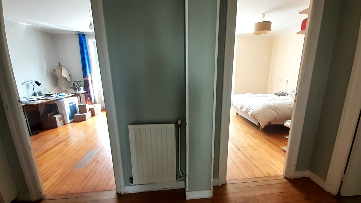 Appartement 3 chambres triangle d'or cours d'ajot, dalle béton