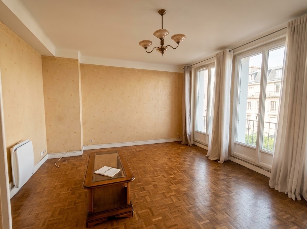 Appartement vue mer à Brest hypercentre : T3 75m², balcon, ascenseur, cave.