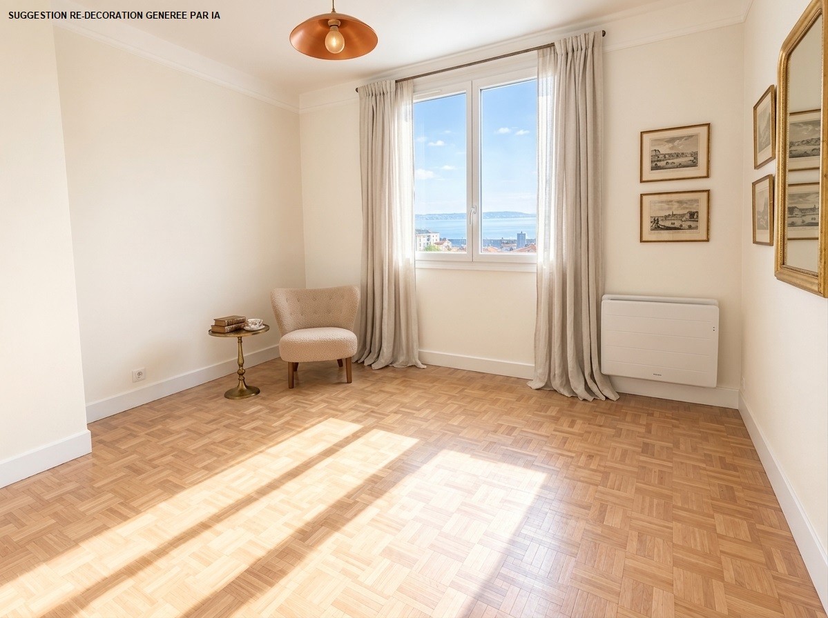 Appartement vue mer à Brest hypercentre : T3 75m², balcon, ascenseur, cave.
